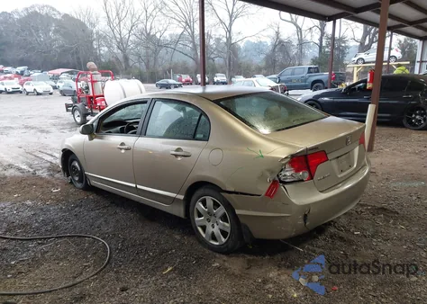 2007 Honda Civic Lx z USA, uszkodzony, nr VIN 1HGFA16557L092555